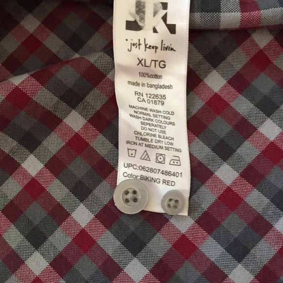 Plaid Mens Shirt LS Button Front Sz XL - Picture 12 of 12